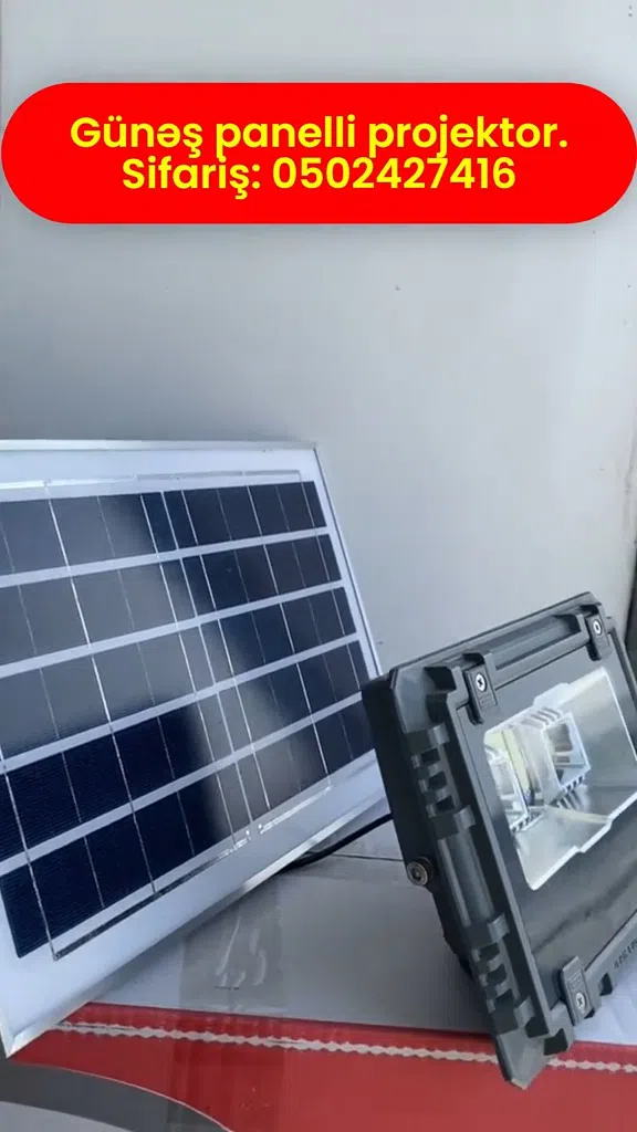 Solar-powered LED floodlights - Tenderyard