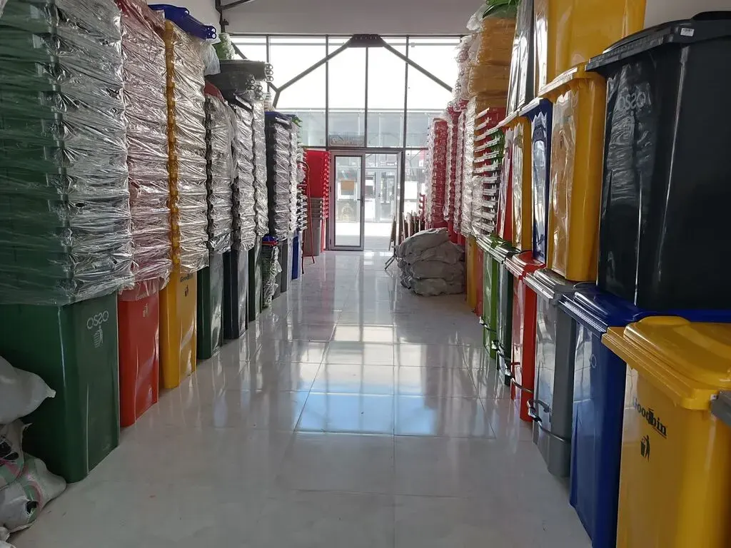Zibil vedrəsi Düzbucaq, ABS plastik material — şəkil 2