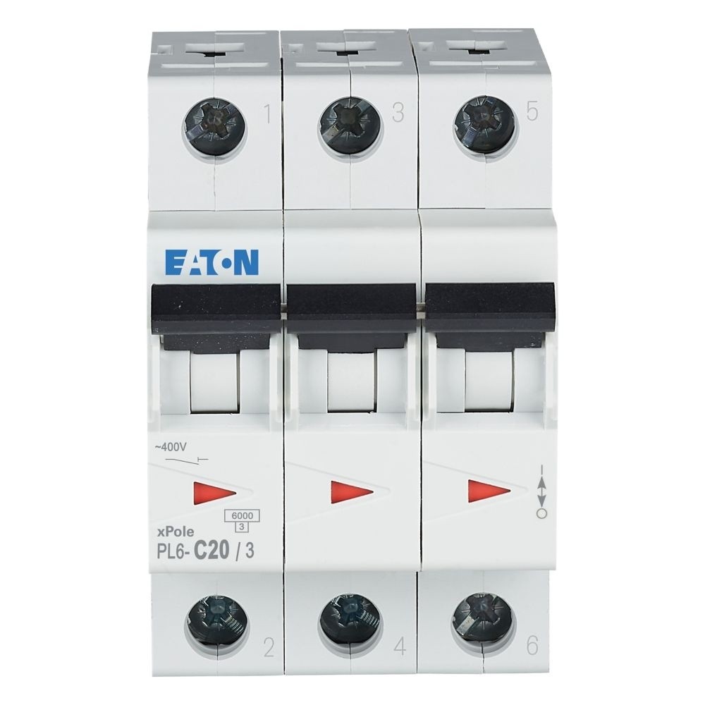 Avtomatik elektrik açarı Eaton PL6-C20/3 — şəkil 2