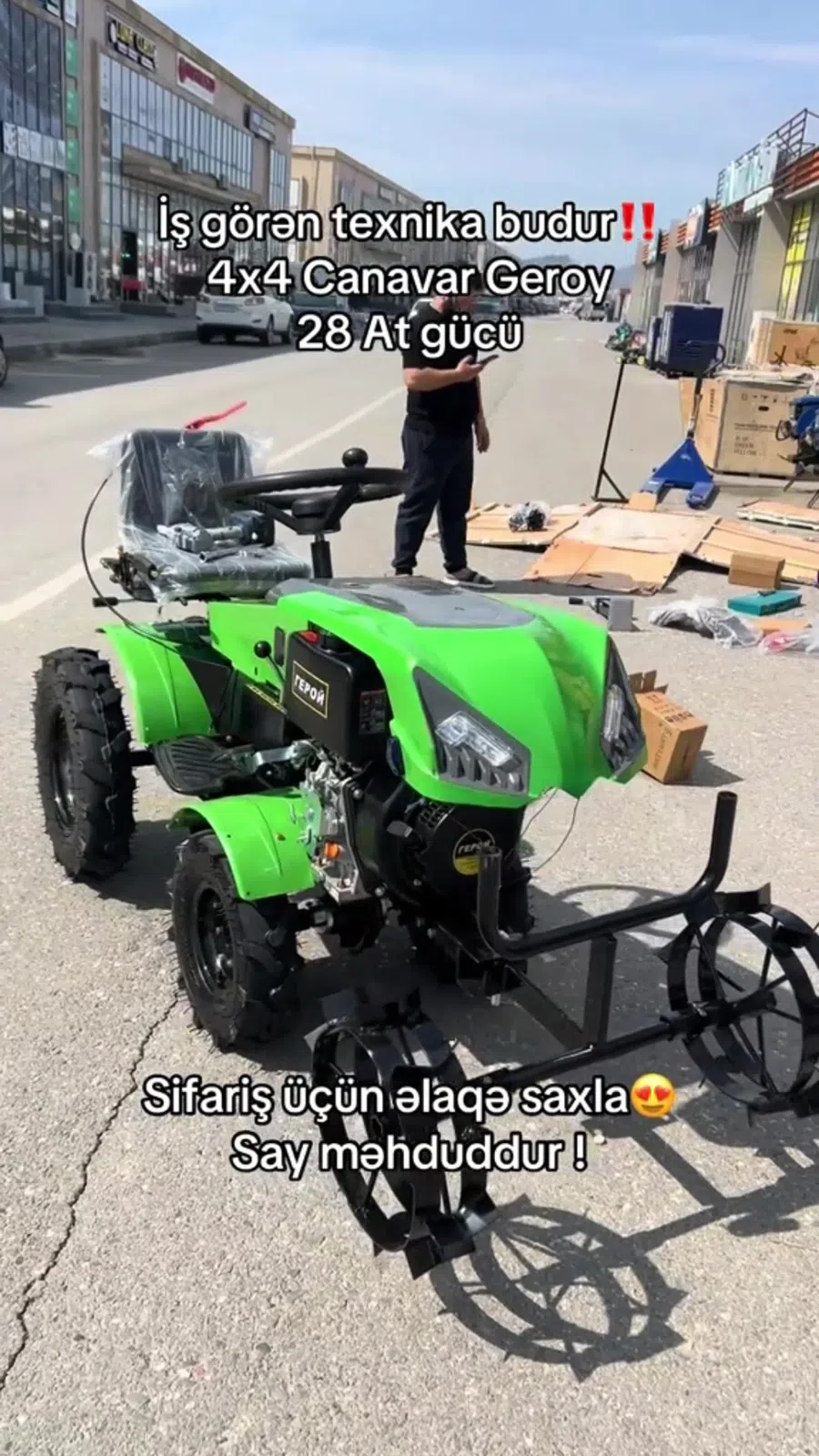 Mini traktor, kənd təsərrüfatı texnikası — şəkil 7