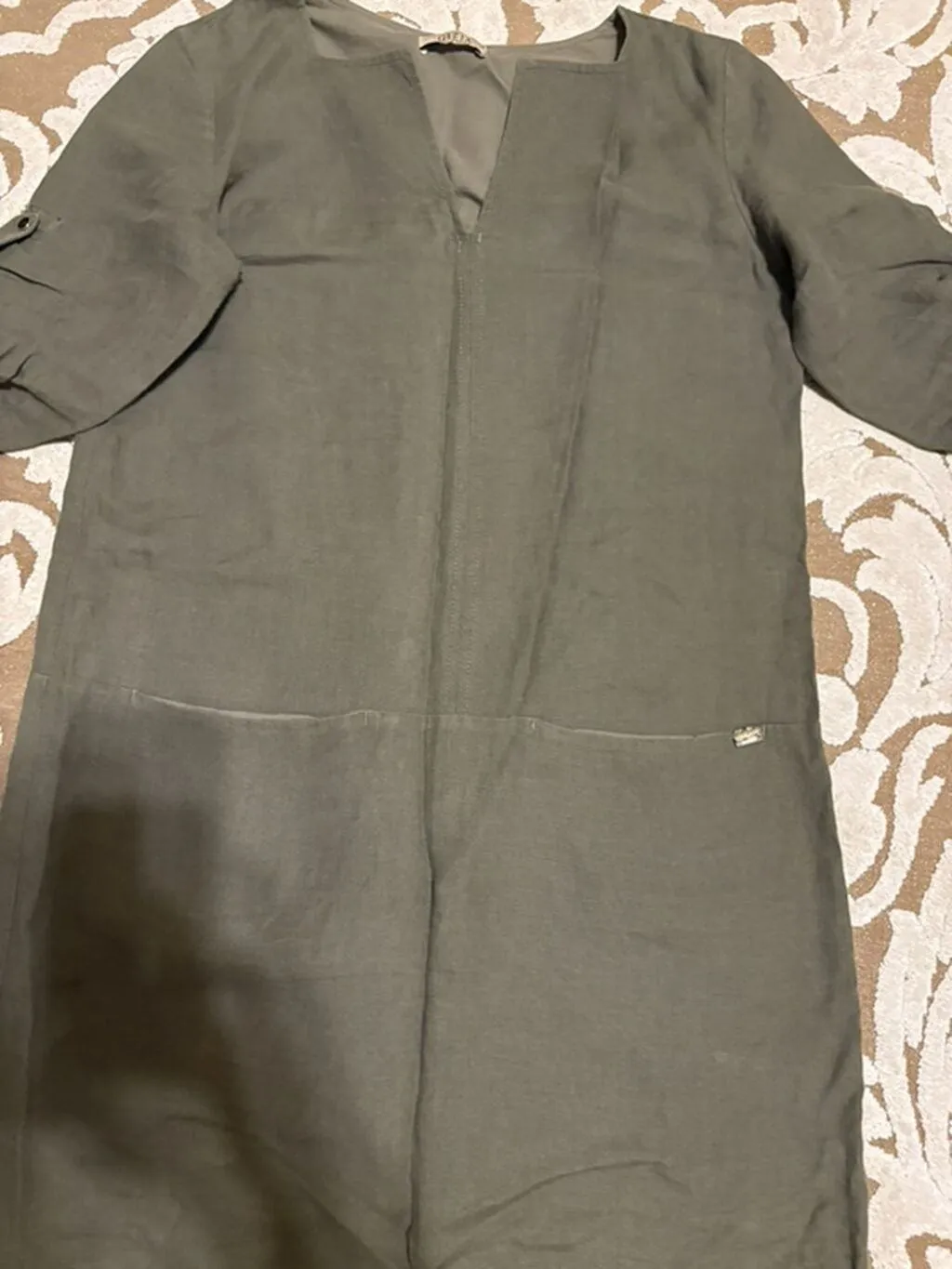 Gizia Casual qadın tunik - zeytun-yaşıl, ölçü 38 — şəkil 1