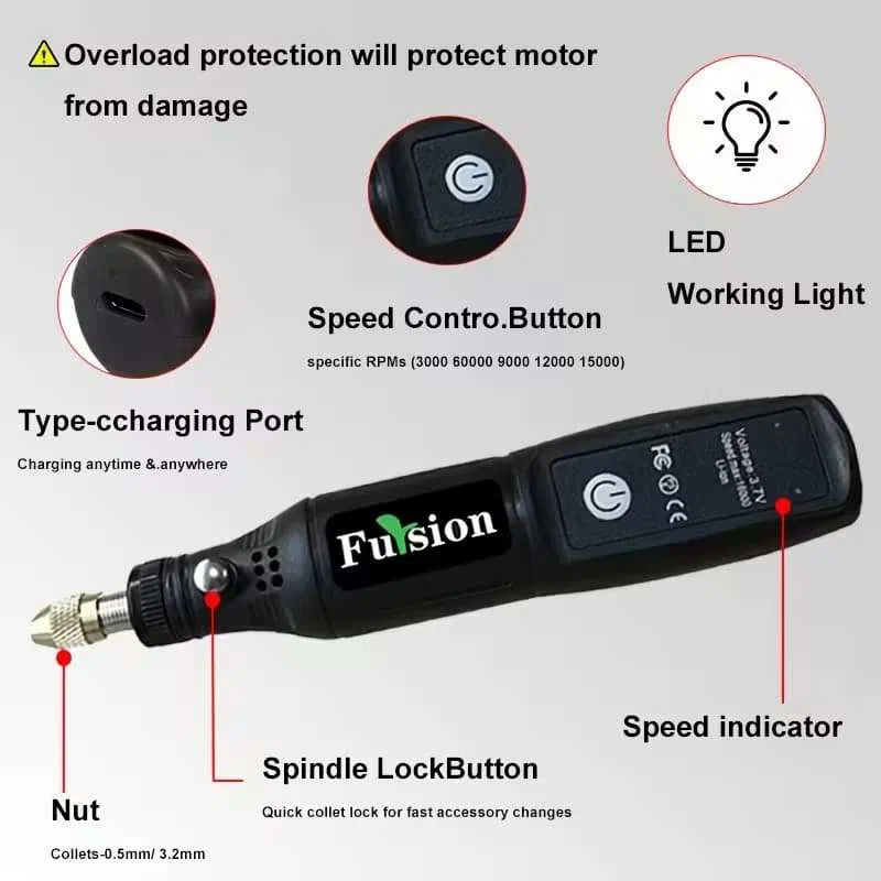 Cordless Mini Electric Grinding Rotary
