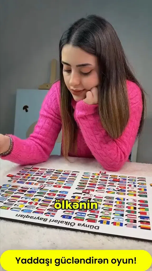 Dünya ölkə bayraqları puzzle - Tenderyard