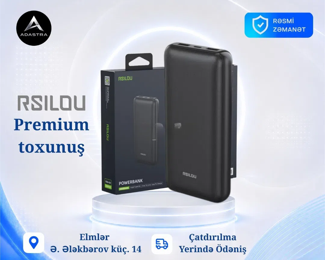 20,000 mAh powerbank, Qara rəng