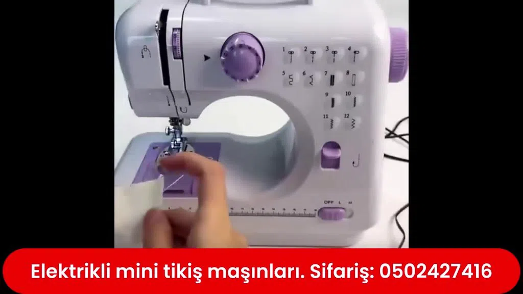 Elektrikli mini tikiş maşını — şəkil 2