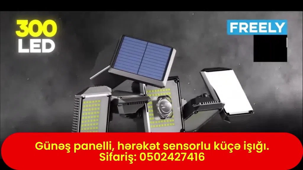 Solar-powered street light with motion sensor - Tenderyard