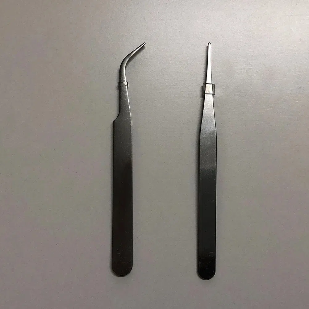 Antistatik paslanmayan polad pinset — şəkil 11