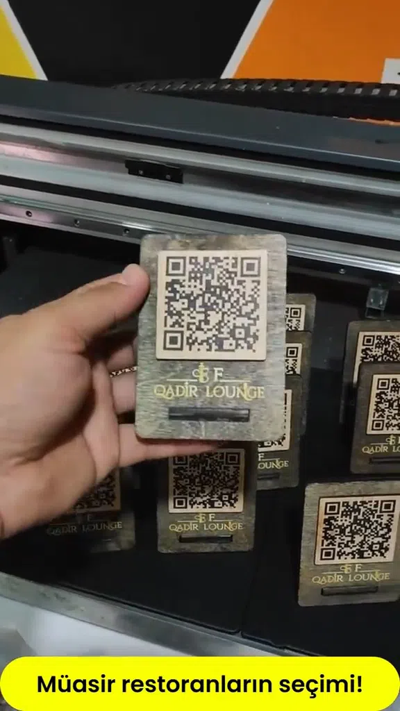 QR kodlu menyuların hazırlanması - Tenderyard