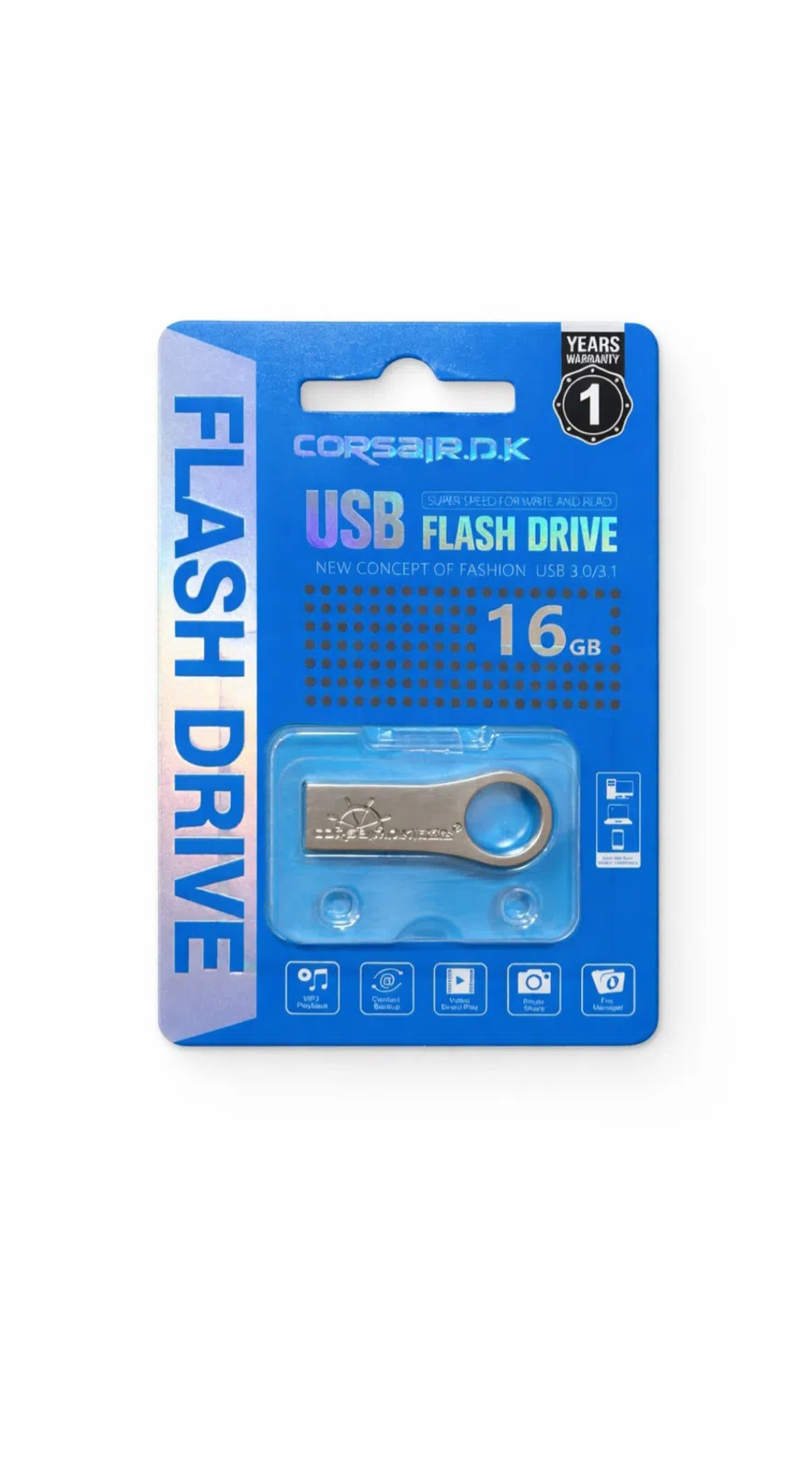 16 GB USB Flash drive, Metal material - Tenderyard