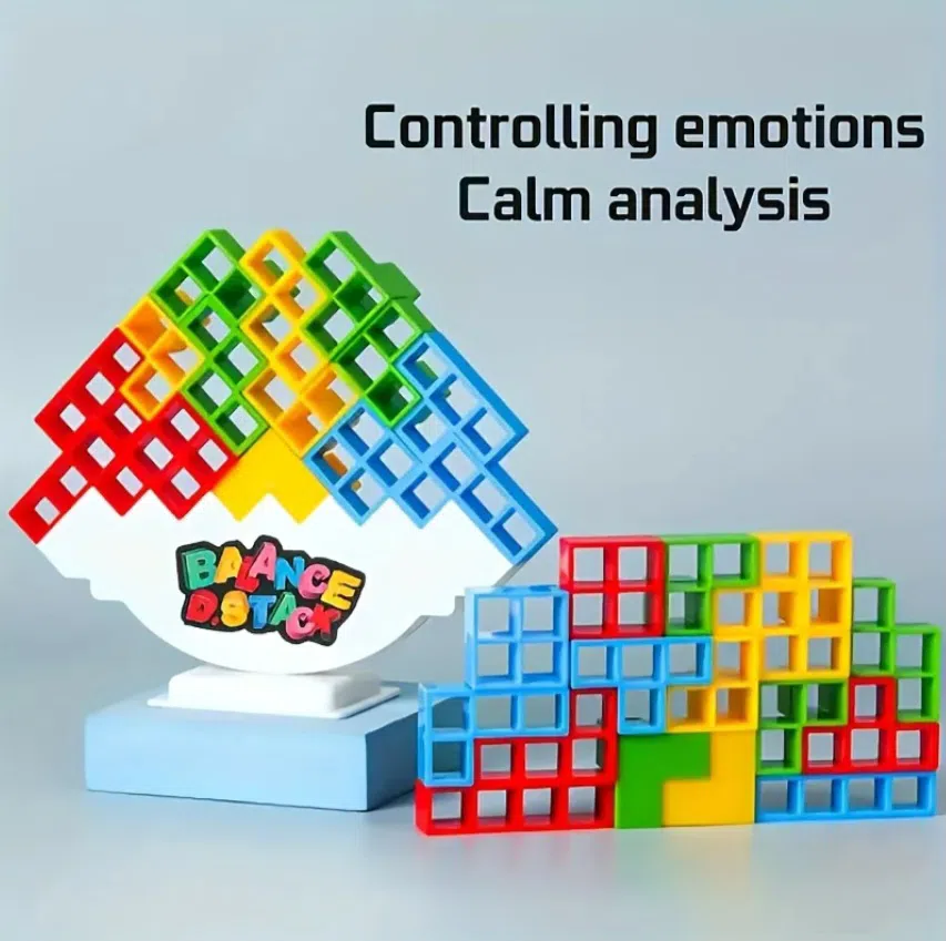 Balance D Stack Balance and Logic Game - Tenderyard