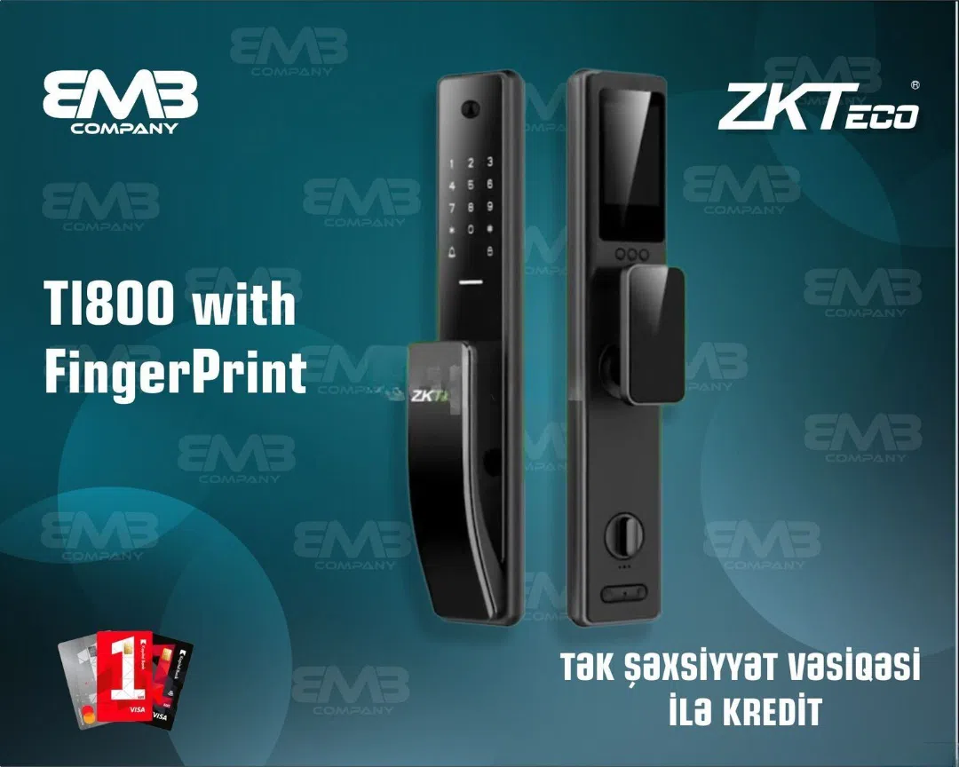 ZKTeco TL800 Fingerprint Smart Door Lock - Tenderyard