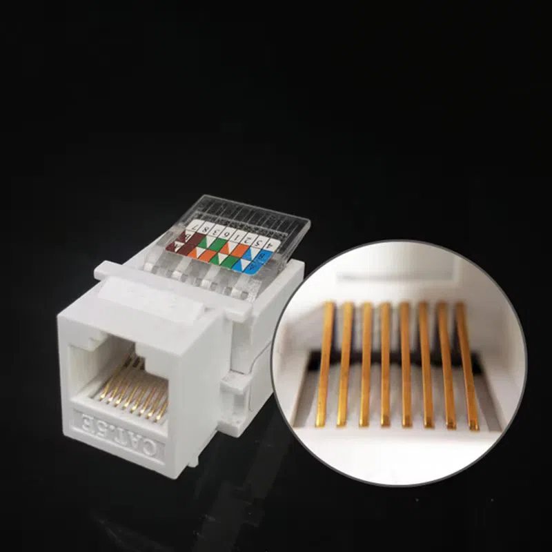 Сетевой разъем RJ45 без инструментов Keystone — şəkil 6
