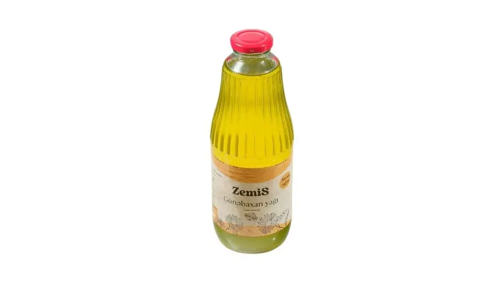 Zemis günəbaxan yağı, şüşə qablaşdırma