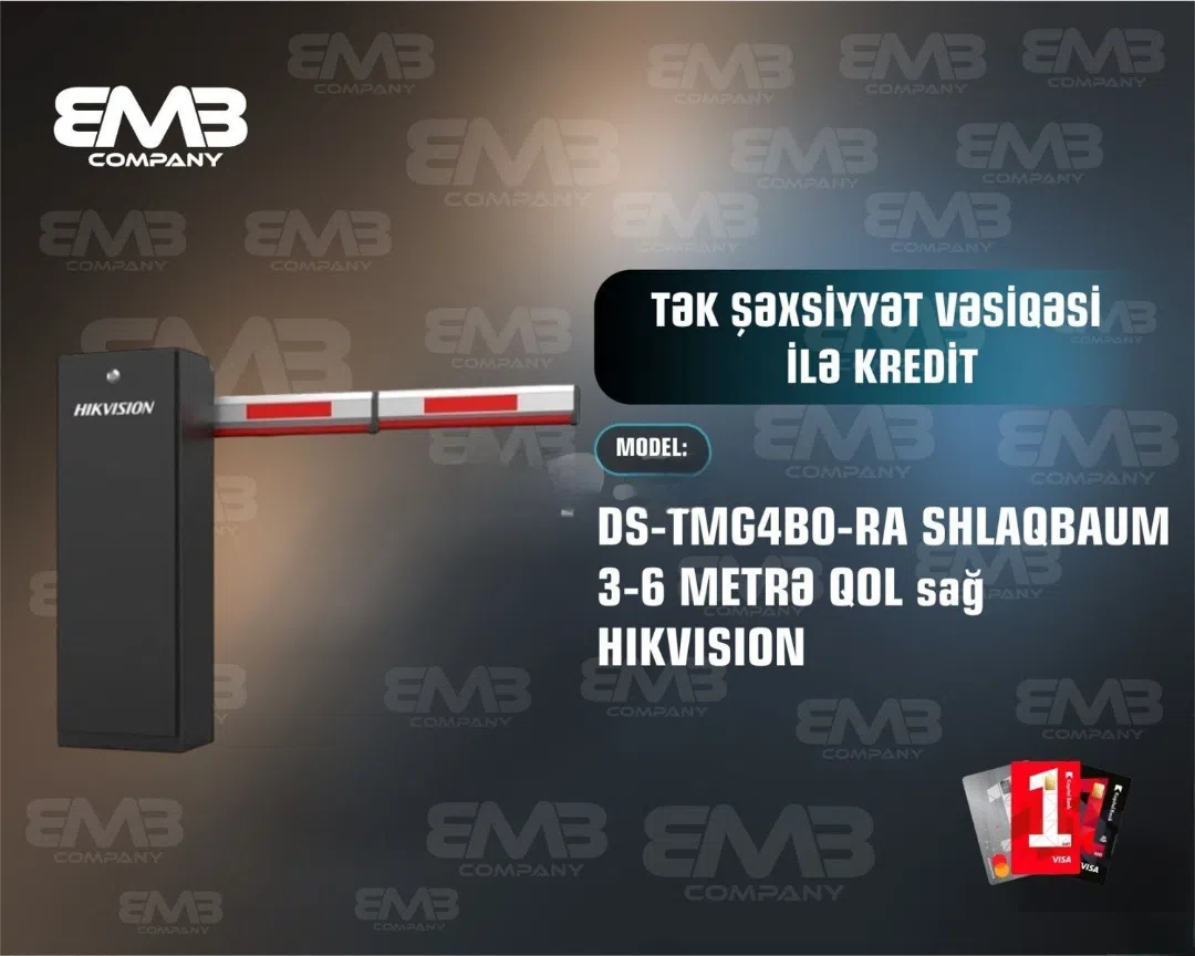 Hikvision DS-TMG4B0-RA Şlaqbaum — şəkil 1