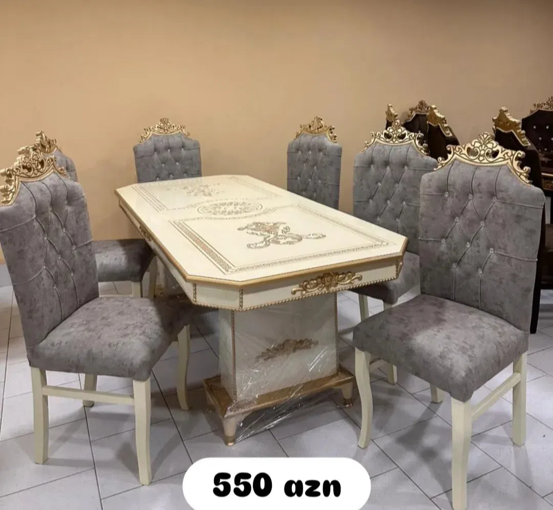 Table and chair set, Mixed color - Tenderyard