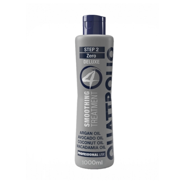 Saç üçün keratin Quattrolio Zero Deluxe 1000 ml — şəkil 2