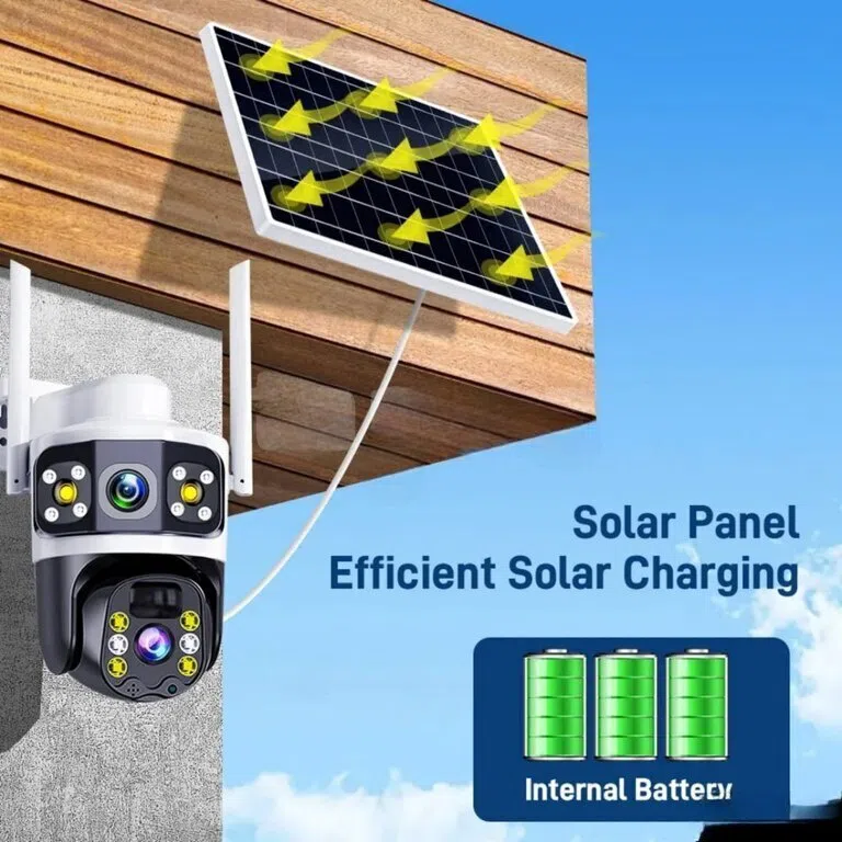 4G Solar Enerjili PTZ Təhlükəsizlik Kamerası