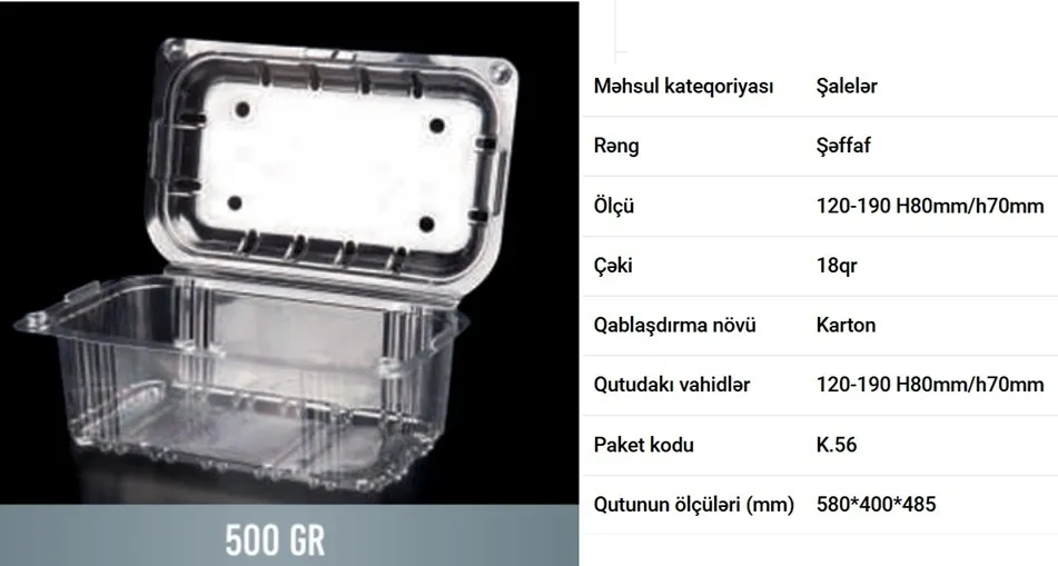 Meyvə və tərəvəz qablaşdırma şaleləri — şəkil 3