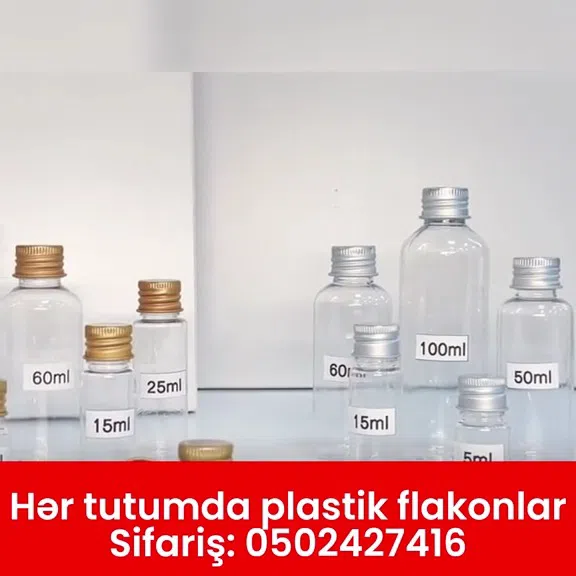 Hər tutumda pet flakonlar - Tenderyard