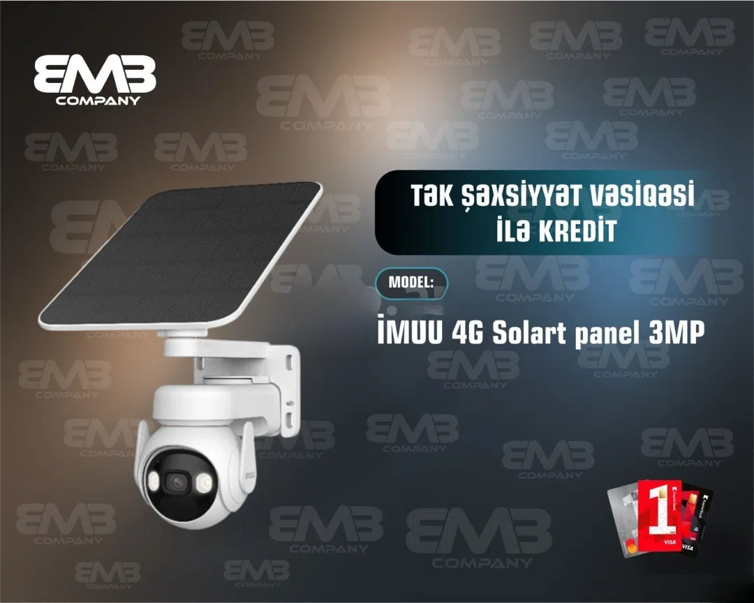 İmou 4G Günəş Panelli Təhlükəsizlik Kamerası 3MP — şəkil 1