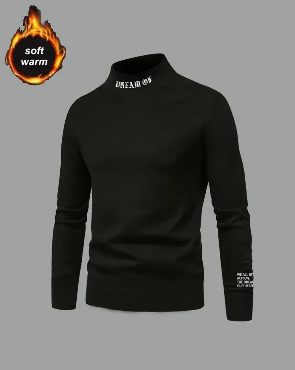 Kişi sviteri, Qara rəng, S ölçü — şəkil 1