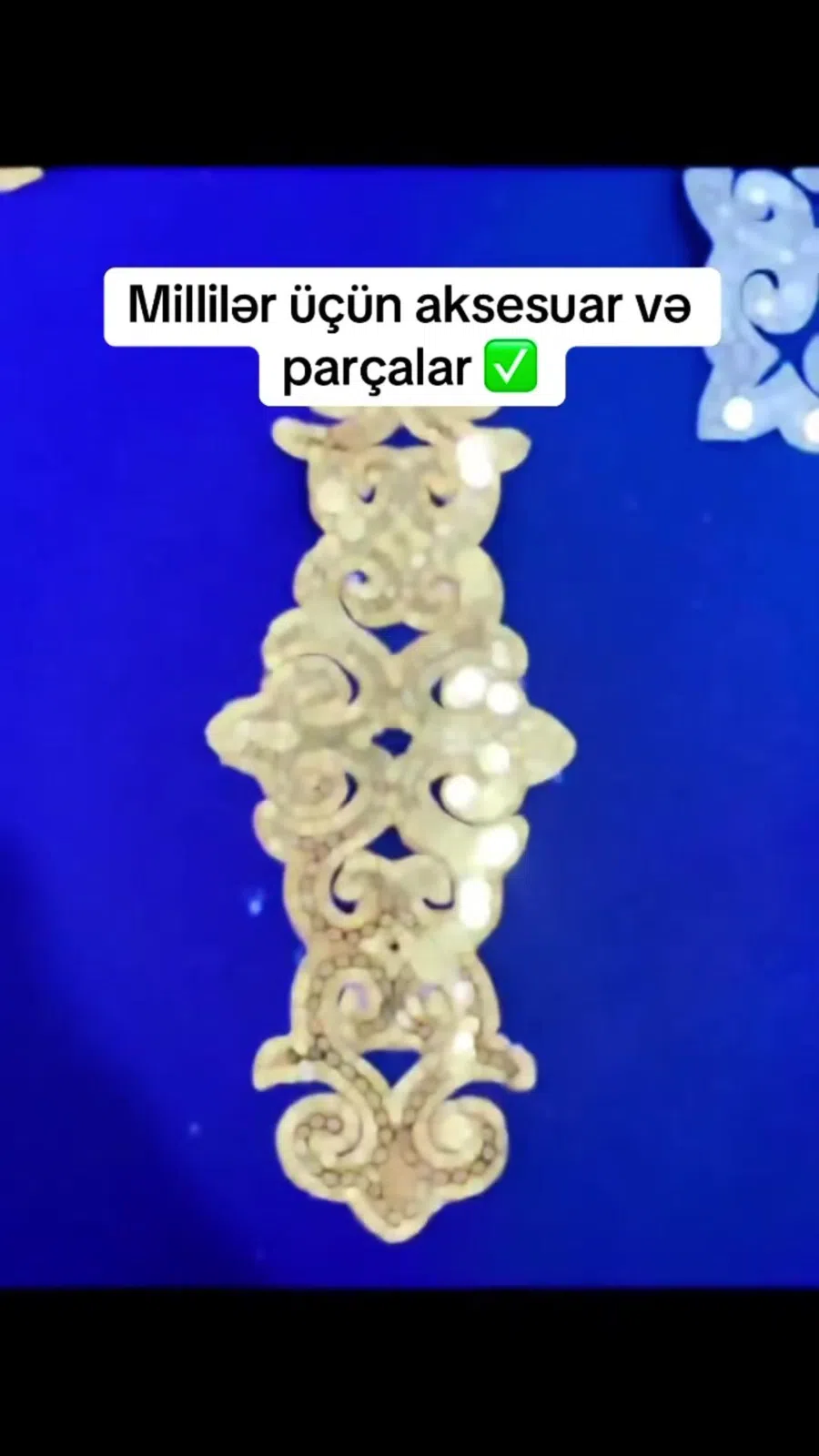Milli geyim üçün parça və dekor materialları — şəkil 9