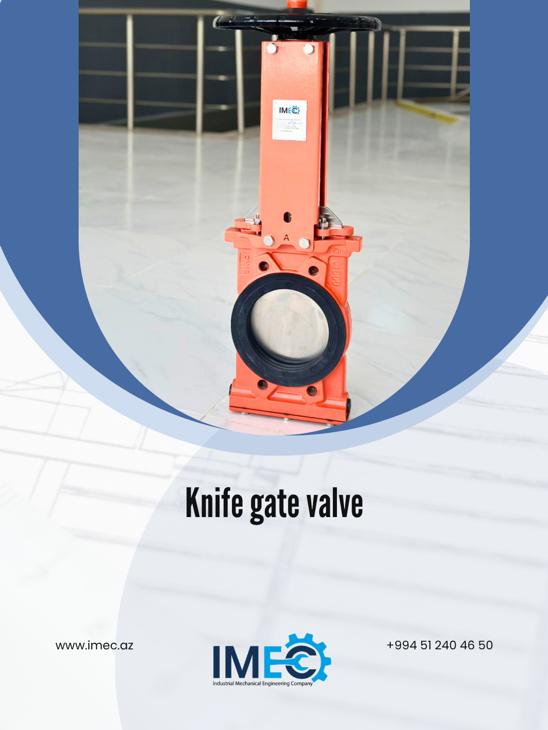 Knife Gate Valve — şəkil 1