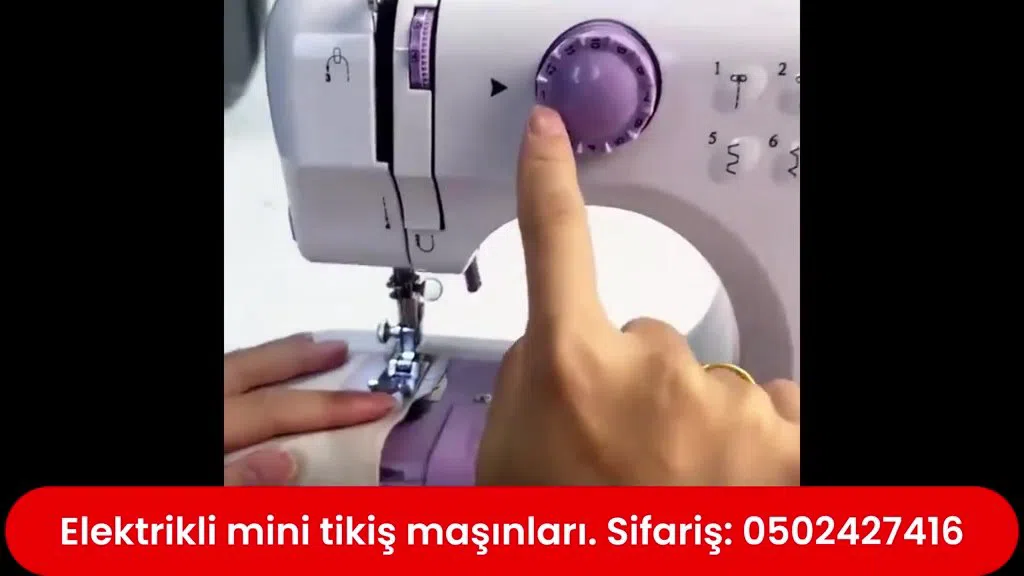 Elektrikli mini tikiş maşını — şəkil 9