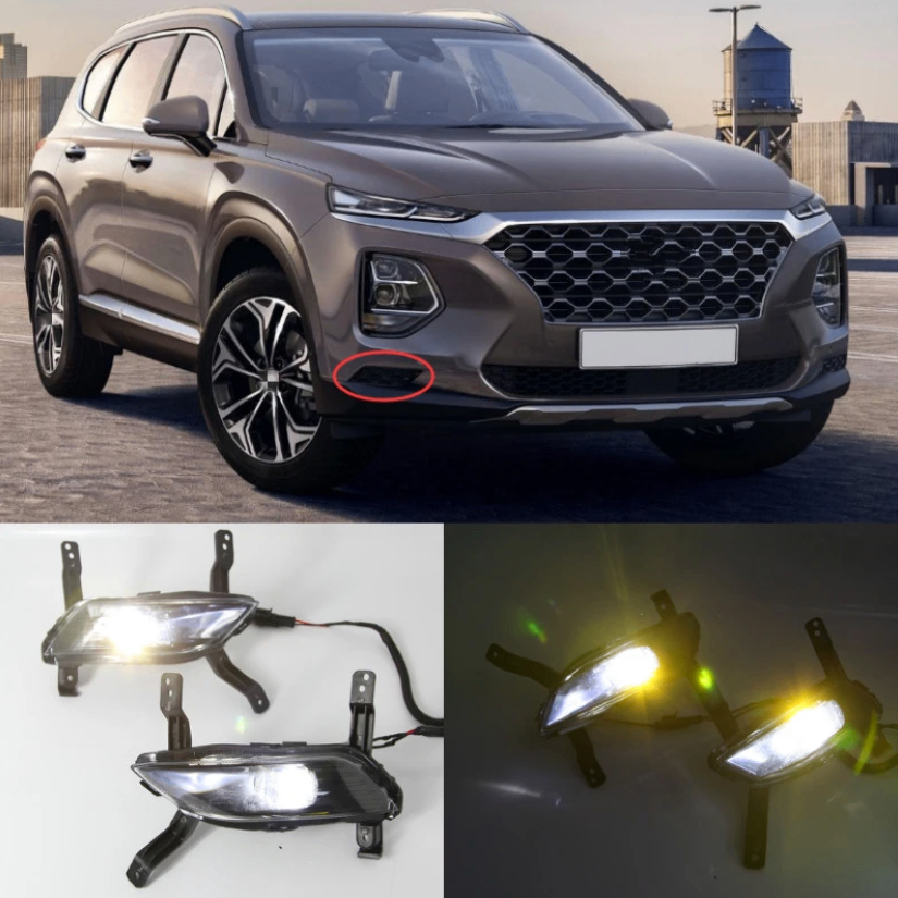 Hyundai Santa Fe 2019 duman farası (LE) - Tenderyard