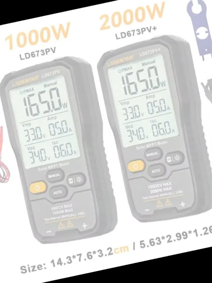 Solar MPPT Meter günəş paneli test cihazı - Tenderyard