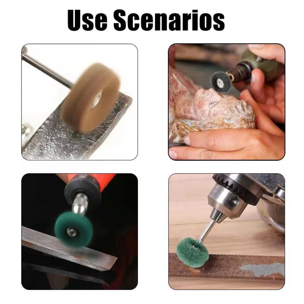 Abrasive mini brushes for drill — şəkil 9