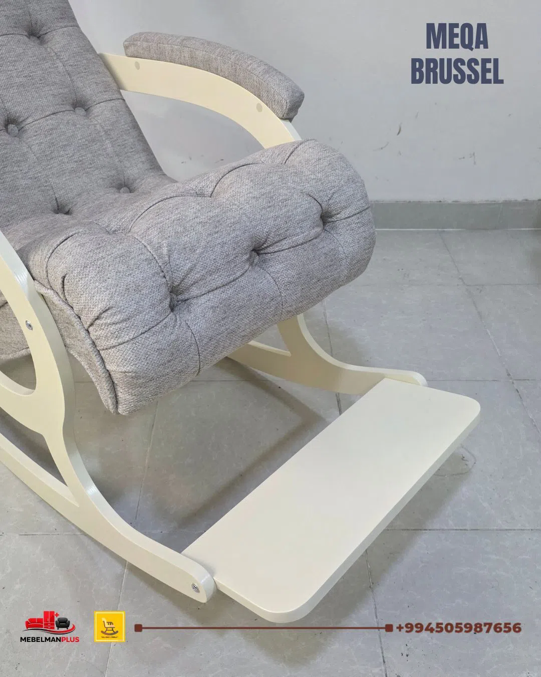 Kreslo, Gümüşü rəng — şəkil 7