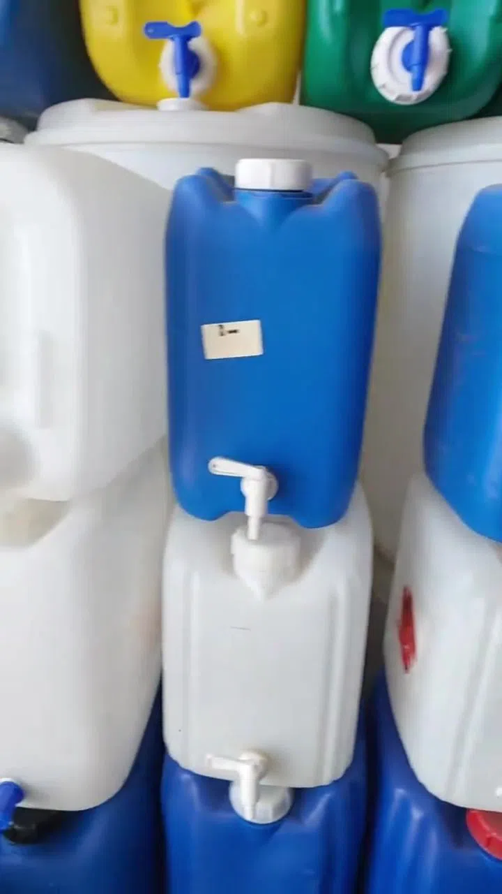 Kranlı plastik kanistr, 10-150 litr, HDPE material — şəkil 9