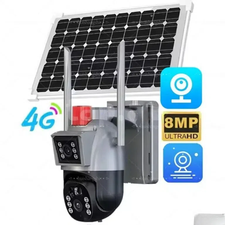 Multivision 4G Solar PTZ 12MP 4K Təhlükəsizlik Kamerası