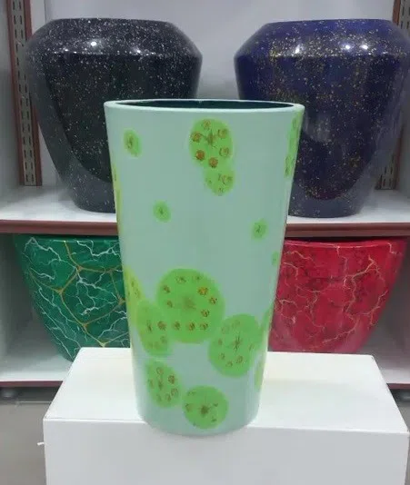Fiberglass dibçəklər, yüngül və davamlı bitki qabları — şəkil 5