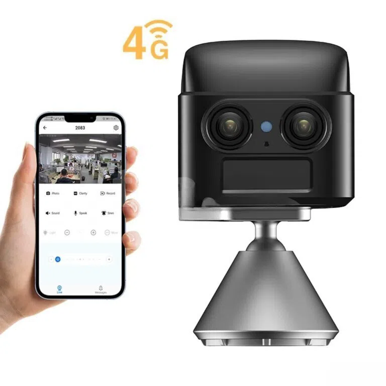 ICSee 4G WiFi Smart IP Kamera, 3MP Full HD, 360°
