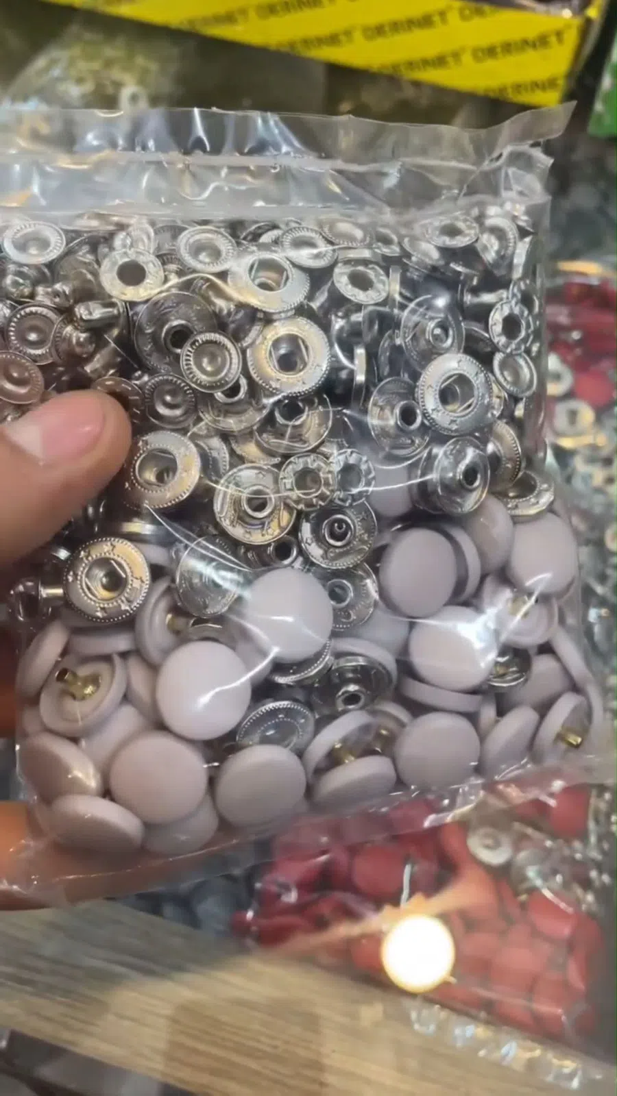 Tekstil üçün metal press düymələri — şəkil 4