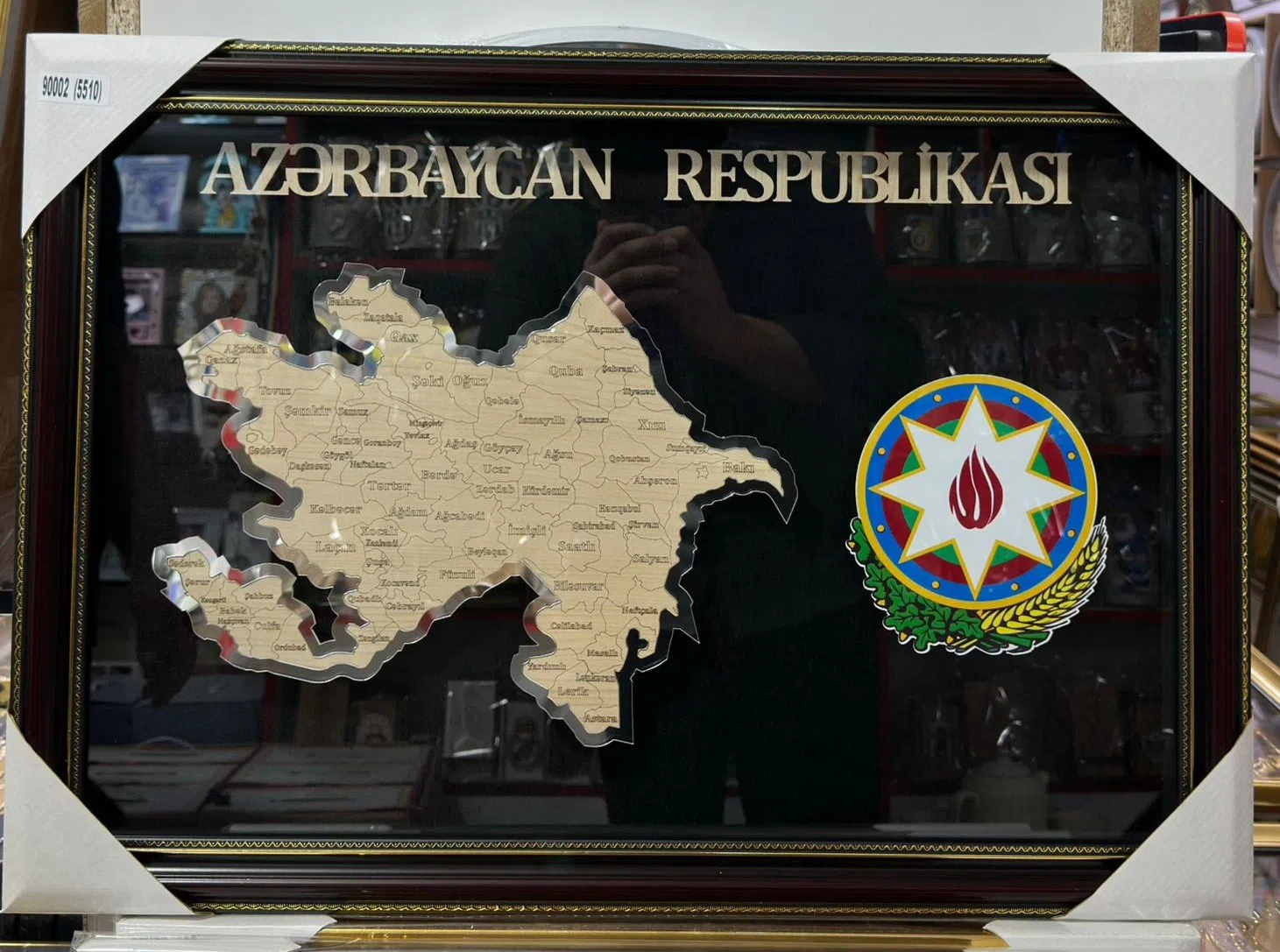 Azərbaycanın suvenir xəritələri — şəkil 9
