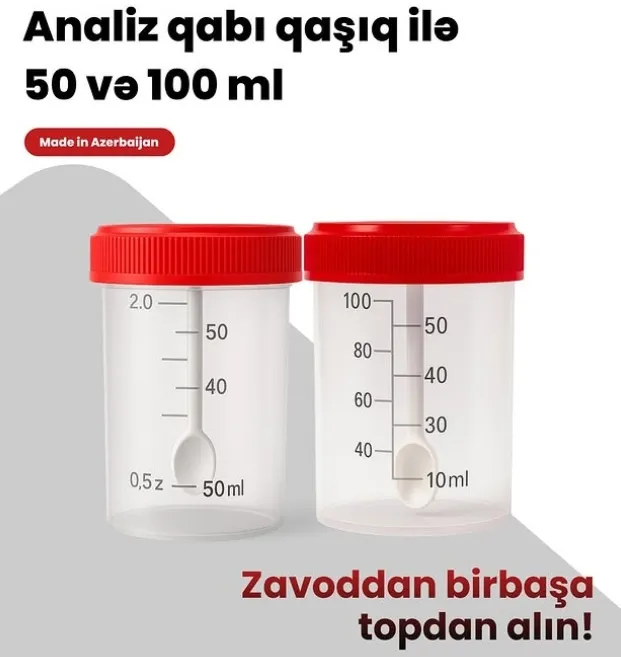 Plastik analiz qabları