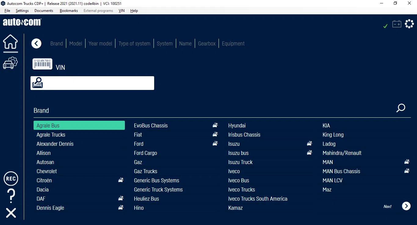 "AutoCom Delphi Car & Truck" avtomobil diaqnostika proqramı