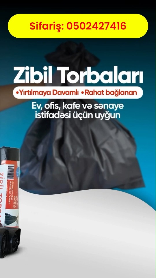 Polietilen zibil (çöp) torbaları - Tenderyard