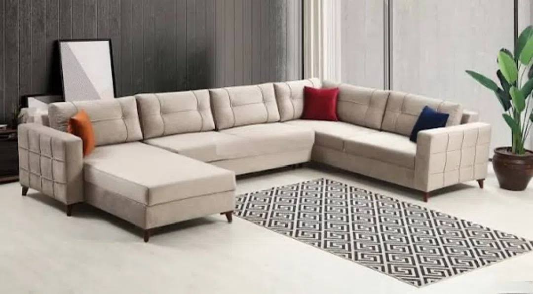 Künc divan, Bej rəng — şəkil 1