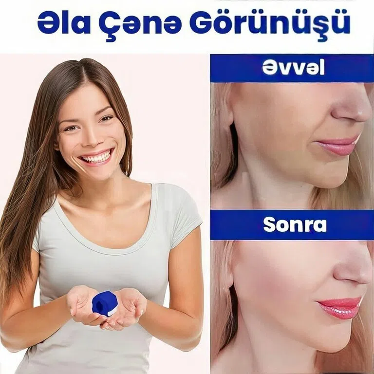 Jawline üz, boyun və çənə əzələləri üçün espander — şəkil 1
