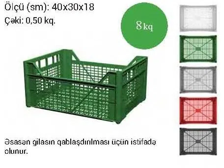 Plastik yeşiklər istehsalı — şəkil 9