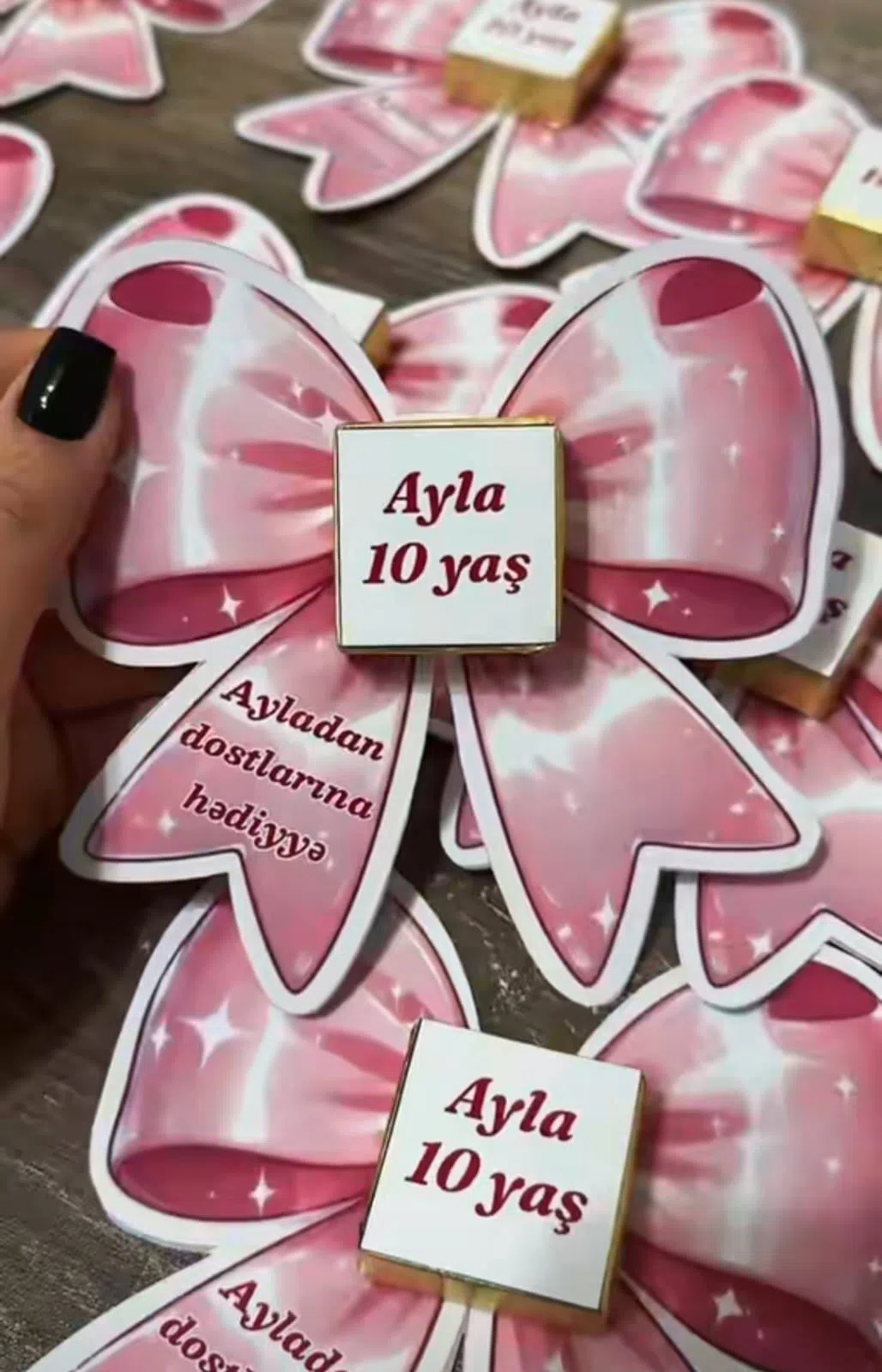 Ad günü konfetləri, sifarişlə hazırlanır — şəkil 4