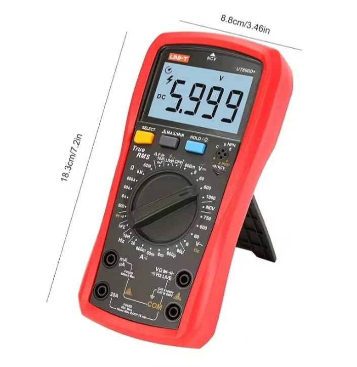 UNI-T UT890D+ Rəqəmsal Multimetr — şəkil 3