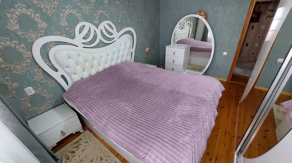 MDF material bedroom set, White color - Tenderyard