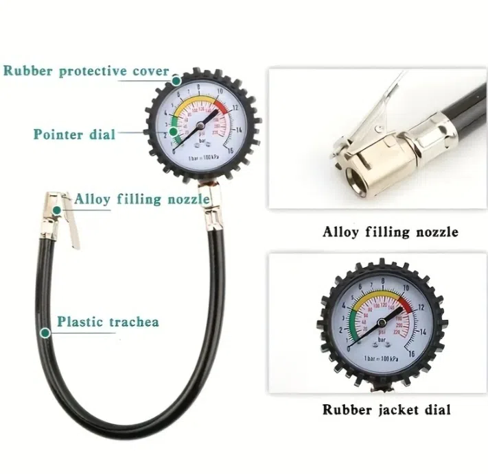 Manometr. Təkərdə təzyiq ölçən cihaz