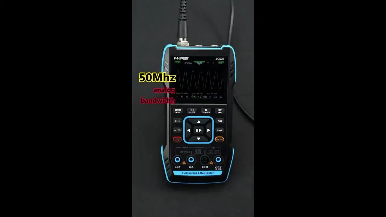 FNIRSI-2C53T Osiloskop, Multimetr və Siqnal Generator — şəkil 4