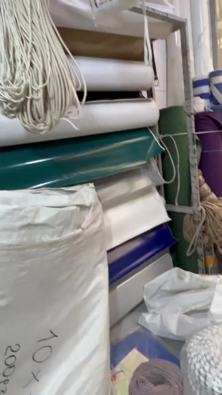 Brezent çadır parçaları, su keçirməz örtük materialları — şəkil 2